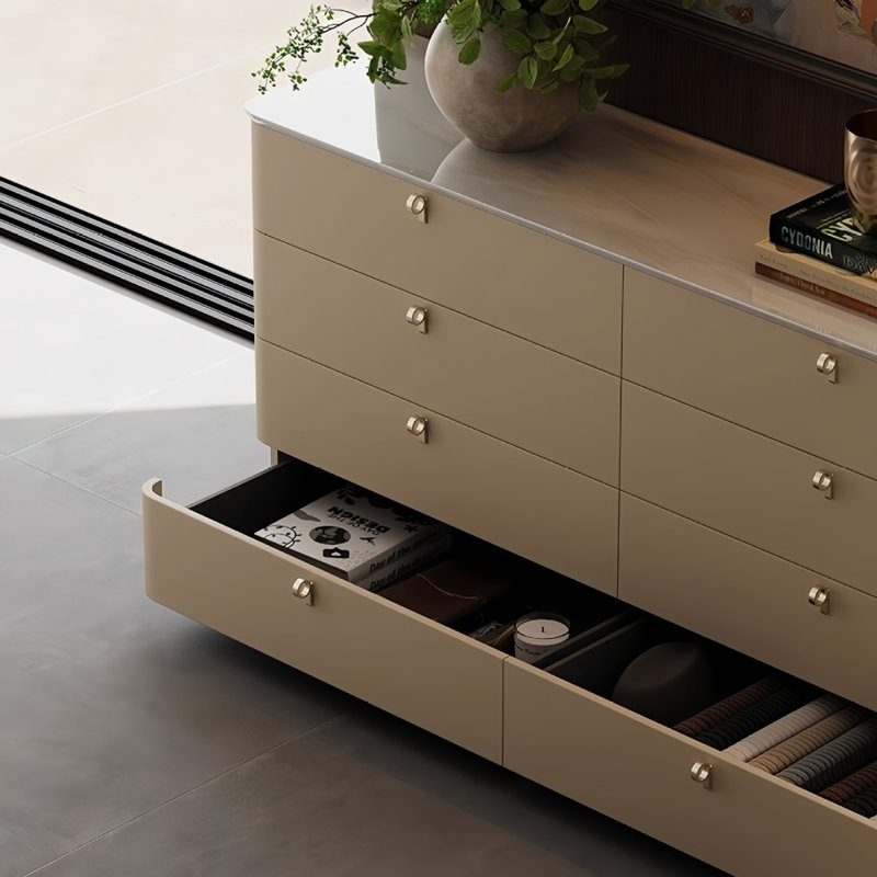 Buffet léger et luxueux, H 34,65 po x l 62,99 po x P 16,93 po