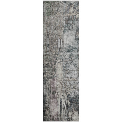 Premium Machine Washable Mayfield AMF2236 Abstract Rug