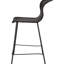 Chaise de comptoir en faux métal brun - Tabourets de bar à dossier uni Coastal