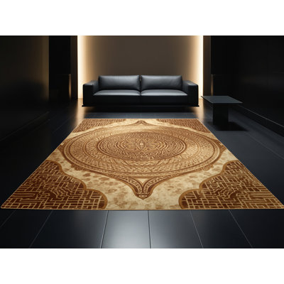 Tapis moelleux moelleux d'inspiration marocaine Medina
