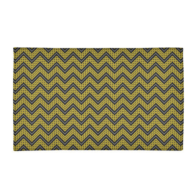 Chenille Chevron Indoor Rug