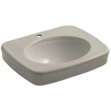 Bancroft Ceramic 24" Pedestal Bathroom Sink