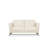 Dossett 59" Genuine Leather Square Arm Loveseat-166800817