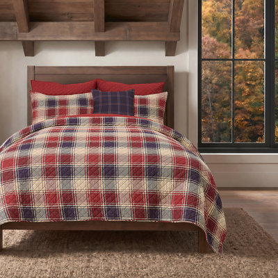 Nicholas Plaid Quilt Set