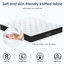 Pleine grandeur, matelas de 10 po, tissu tricoté 3D, mousse viscoélastique imprégnée de gel, respirabilité, matelas à fermeté moyenne de taille moyenne avec couches de ressorts zonées pour l'alignement de la colonne vertébrale-118875756