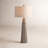 Corsica 34" Natural/Metallic Textured Coil Banded Table Lamp