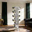 Amla Mirrored Decor Wine Rack  8 Bottle Floor-Standing Rack
