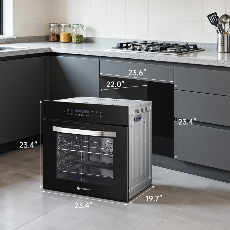 24'' 2800w Single Electric Wall Oven
