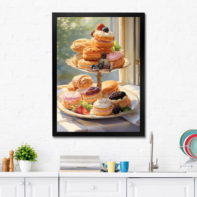 «Food French Pastries III», reproduction d'art sur toile