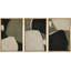 «Mid Century Modern Green Color Block Shapes Abstract Art Decor Chic Room Office», 3 pièces-100781020-100781019