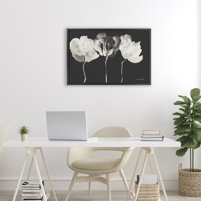 Trio In Light On Black Floating Frame, design by Lanie Loreth
