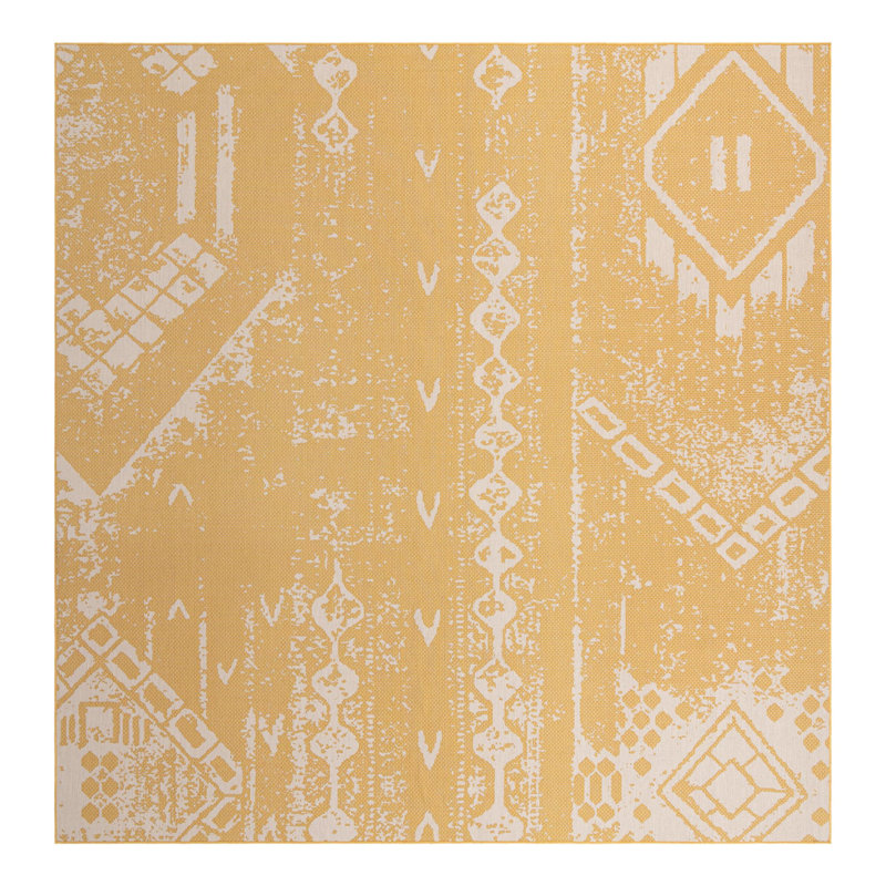 Broux Geometric Indoor / Outdoor Rug, Square 13'