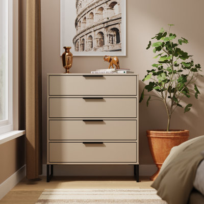 Bibek 76cm W 4 - Drawer Chest of Drawers