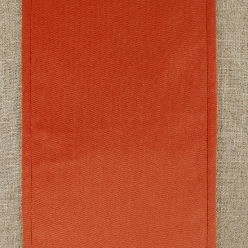 Jefferson Band Throw Pillow, Mango, Square 24"
