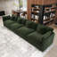 Canapés 4 places 146,5 po style minimaliste moderne en chenille-567433161