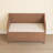 Solid Wood Storage Bench With Safety Hinge-1738131928