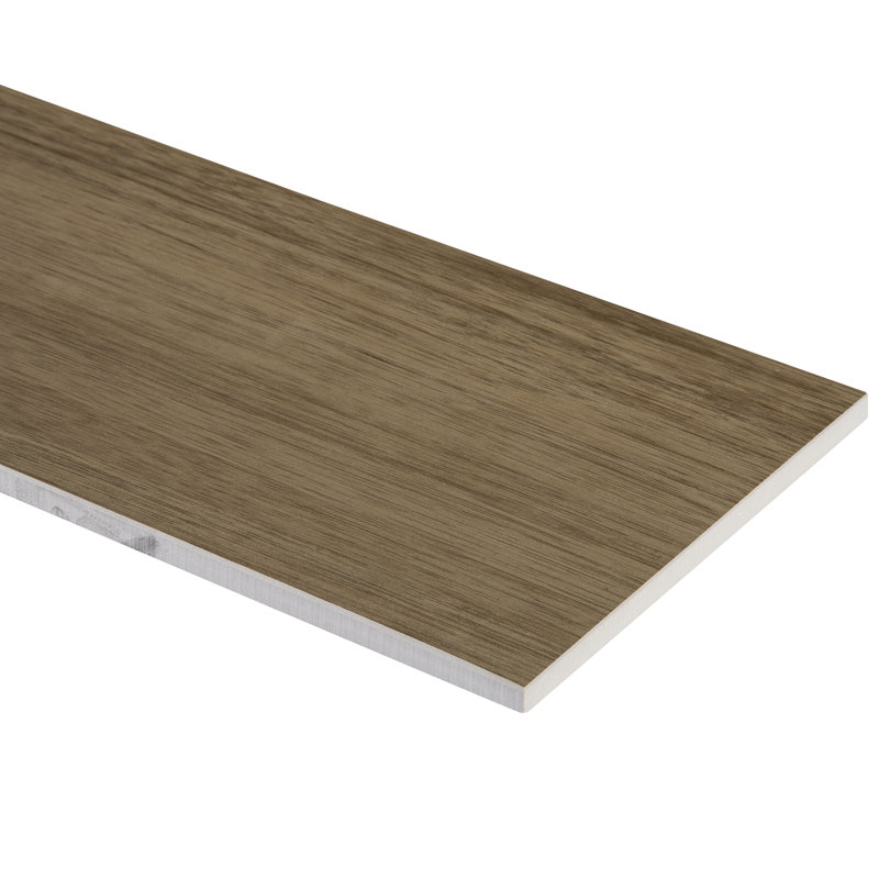 Harmony Grove 3'' W x 15'' L Porcelain Wood Look Singular Tile, Olive Bark