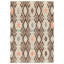 Tapis brun foncé Loreto 5 pi 4 po x 7 pi 5 po