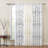 Hagley Geometric Room Darkening Rod Pocket Curtain Panel-980619009-980619011