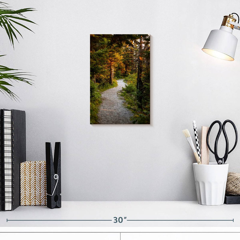 Alvord Wooded Path, 12" H x 8" W
