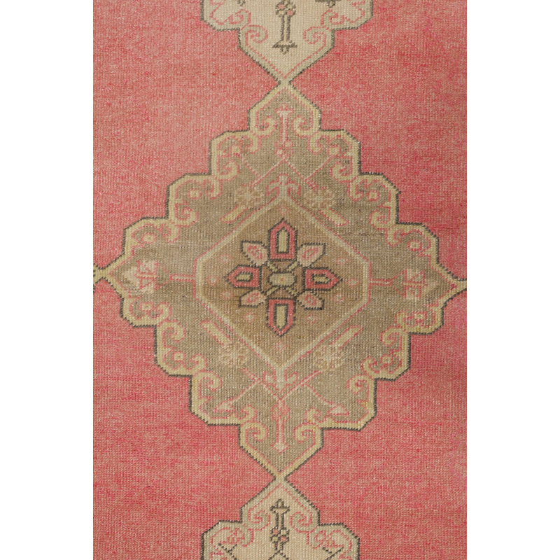 Vintage Turkish Village Rugs One-of-a-Kind Runner 2'6" X 10'10" Area Rug