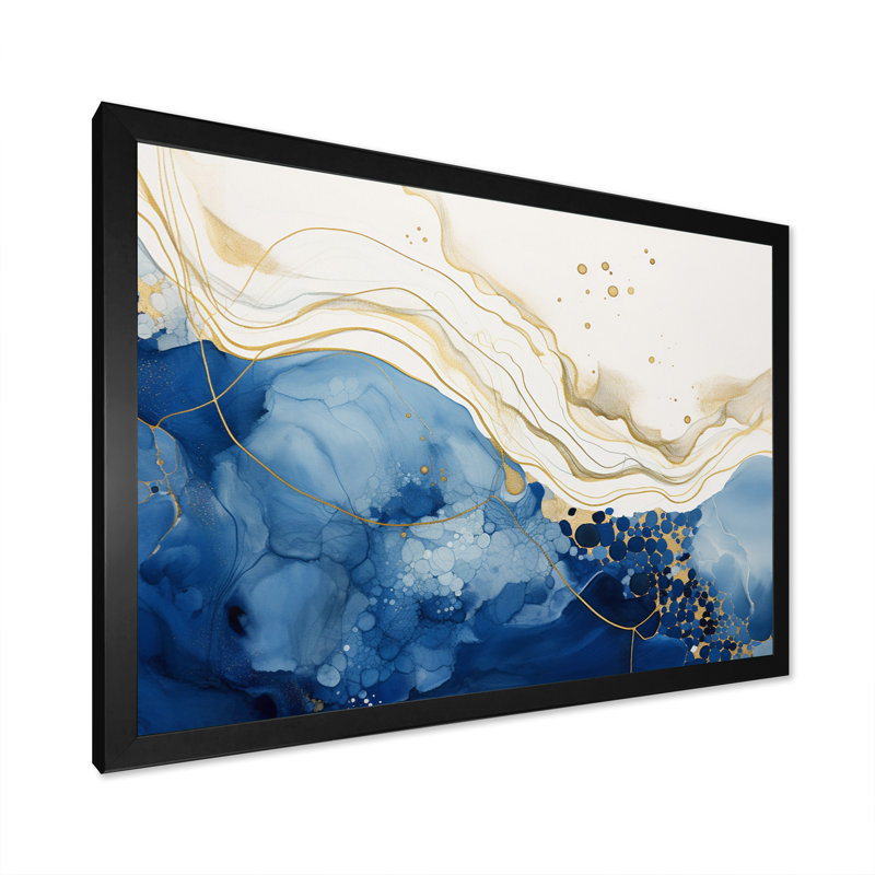 «Sunlight Breaking In The Waves I», reproduction sur toile, H 30 po x l 40 po x P 1,5 po, Cadre photo noir