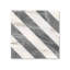 Carreaux de marbre blanc et gris découpés au jet d'eau, 30,5 x 30,5 cm, en pierre naturelle polie pour sols et murs, lot de 8.-133761988