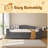 Full Size Upholstered Daybed With Storage Armrests, Trundle And Latest Integrated Bluetooth Audio System, Teddy Fleece-1466545348-1466545346