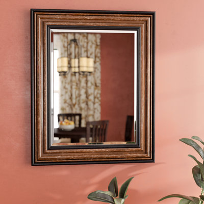 Soderlund Solid Wood Rectangle Wall Mirror