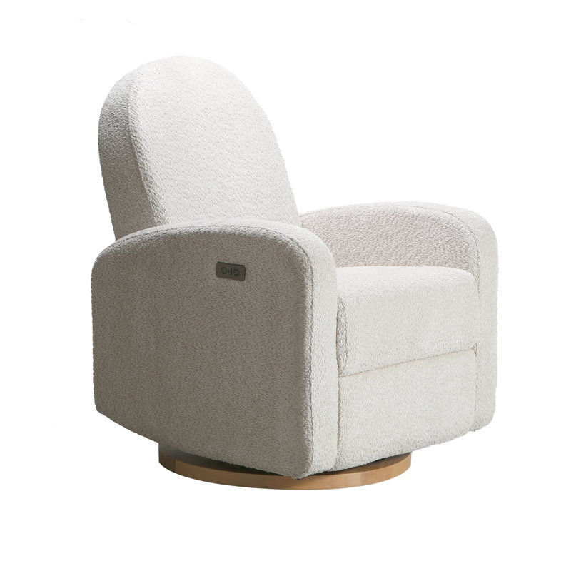 Bea Swivel Glider Recliner in Vanilla, Sand
