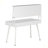 Juanisha Solid Wood Steel Computer Desk