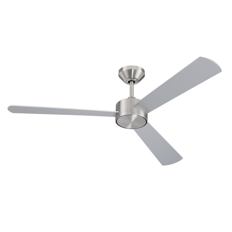 Provision 52'' Ceiling Fan, Brushed Polished Nickel