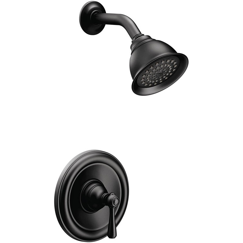 Kingsley Temperature Control Shower Faucet, Wrought Iron
