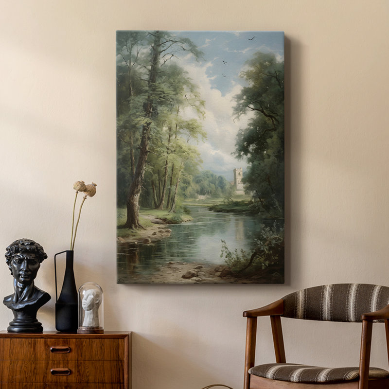Paysage rétro CXCV III - galerie Cavas sur mesure