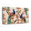 Paon bleu royal sur toile-1371395192