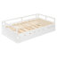Lit de jour extensible avec couchette coulissante et structure en bois-125356230