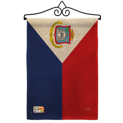 Double Sided 18.5'' H x 13'' W Polyester Flag Set