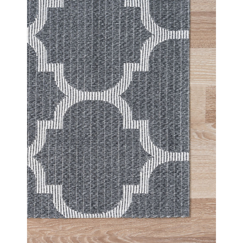 Tapis contemporain de couleur argentée, Tapis de couloir 2 pi 2 po x 8 pi