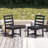 HDPE All-Weather Patio Dining Chair-2092434717
