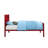 Cargo Red Finish Full Bed