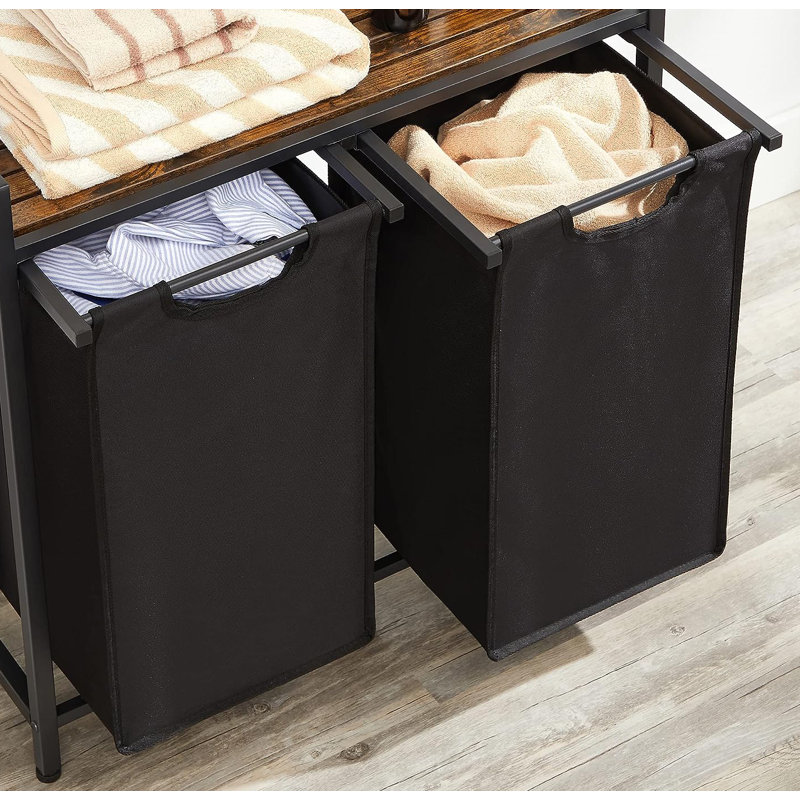 Bawar Metal/Fabric/Manufactured Wood Laundry Room Organiser