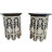 Andalusian Glass Tray Top End Table Set