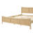 PE Rattan Bed With Wooden Frame & Adjustable Headboard-133734319