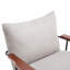 Chaise d'appoint moderne confortable et élégante avec fonction berçante et structure en métal robuste-774423904