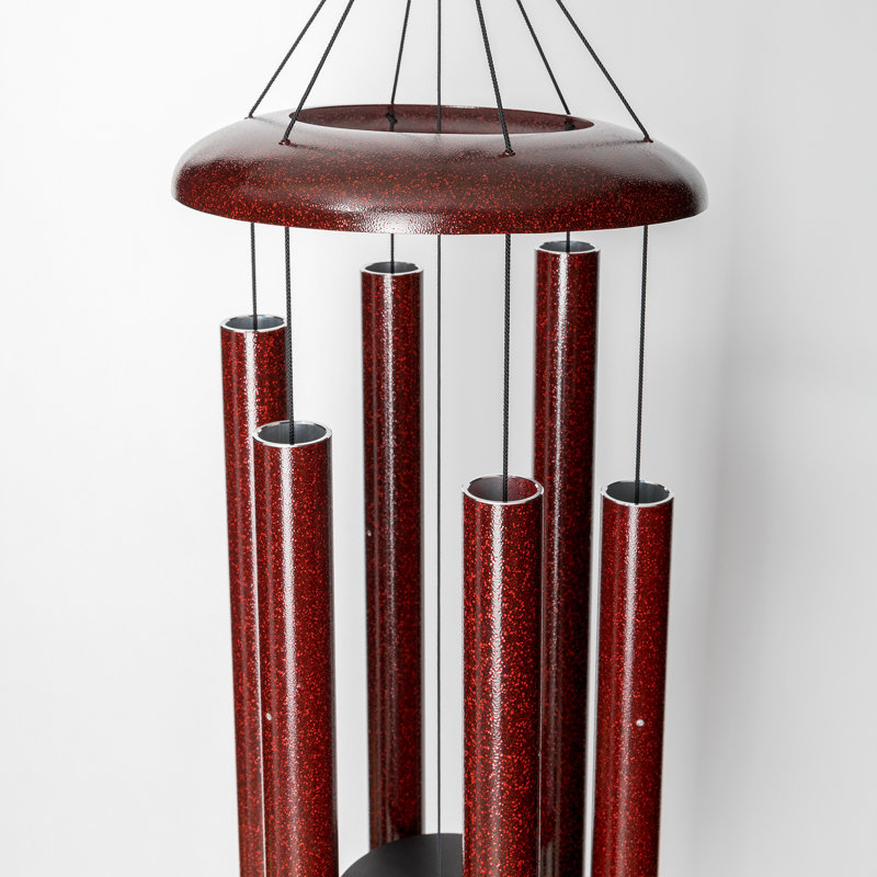 Ruby Splash 56" Aluminum Wind Chime for Outdoor Decor