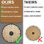 Horloge murale rustique en bois avec cadre en fer (noir, 30 pouces)-21802832