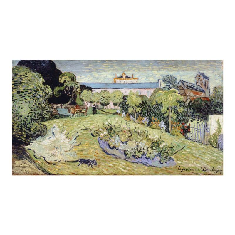 «Daubigny's garden» par Vincent van Gogh - Estampe numérique, H 16 po x l 20 po