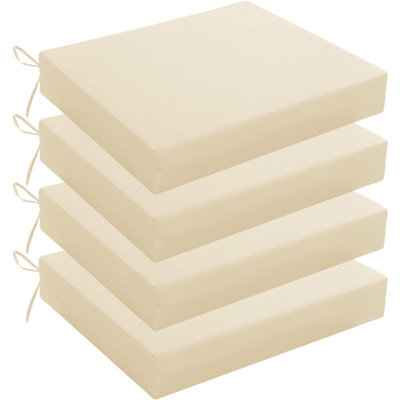 Outdoor  Seat Cushion (Set of 4) 18.5"Wx16"Dx3"H