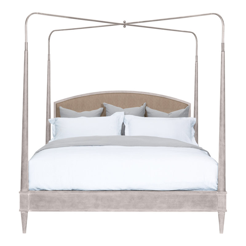 Anderkit Upholstered Canopy Bed, Navada Mushroom, Navajo