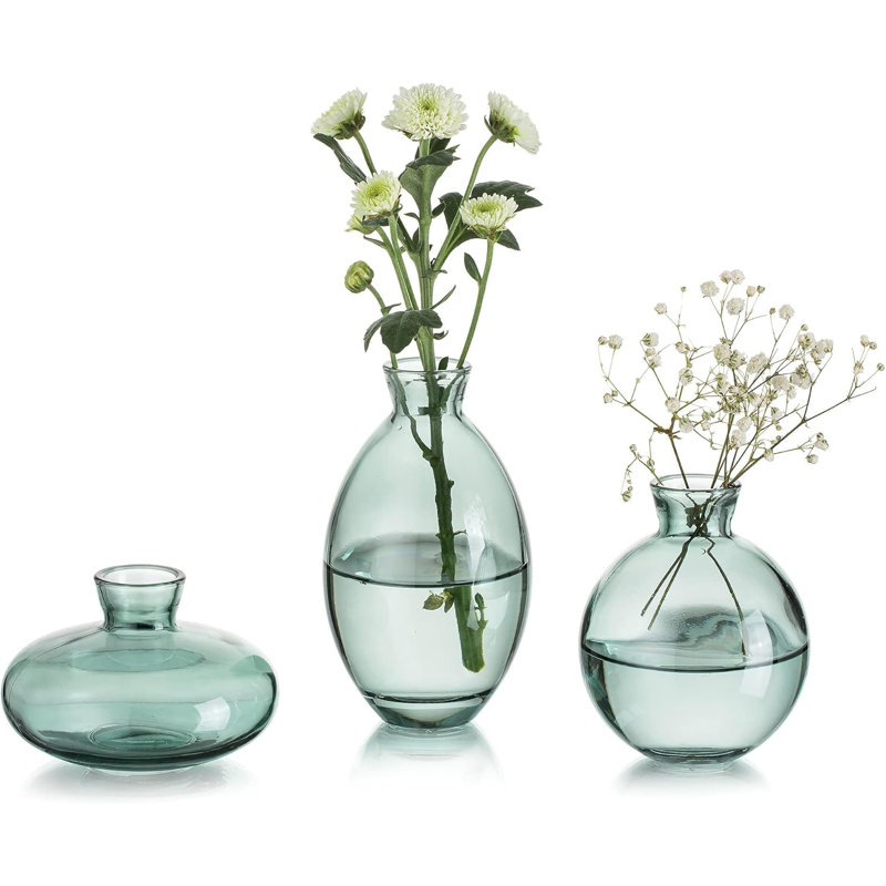Glass Table Vase - Set of 3
